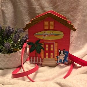 NWT Betsey Johnson Dog 🐕 Beach House Crossbody